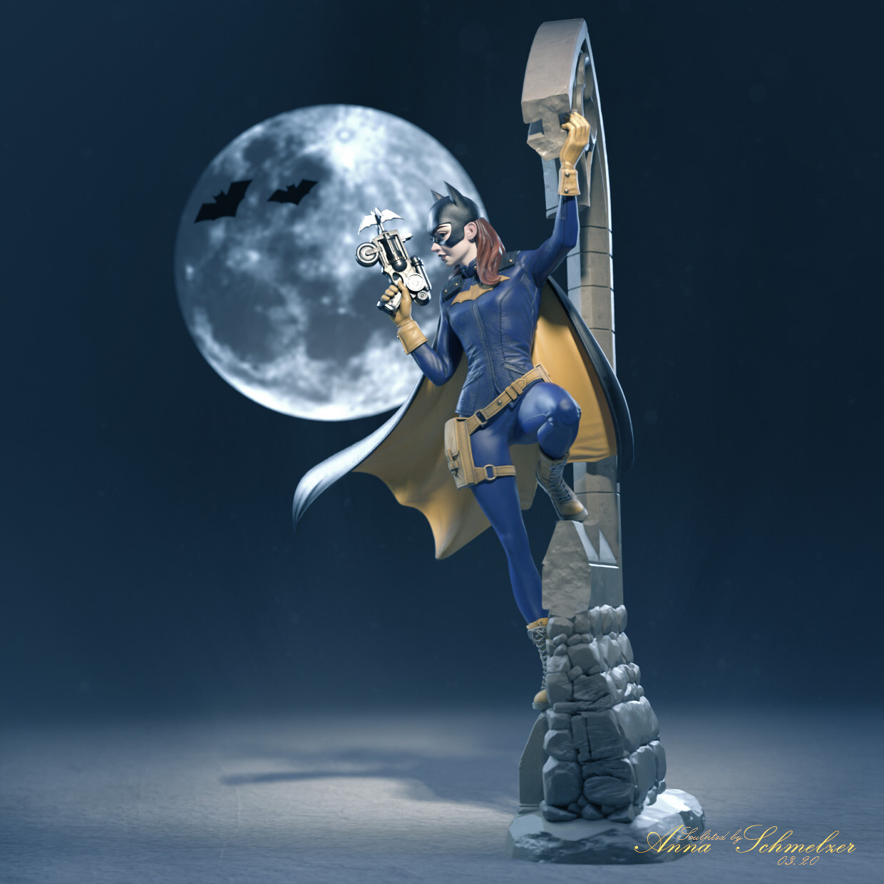 Batgirl Collectible — character model by Anna Schmelzer