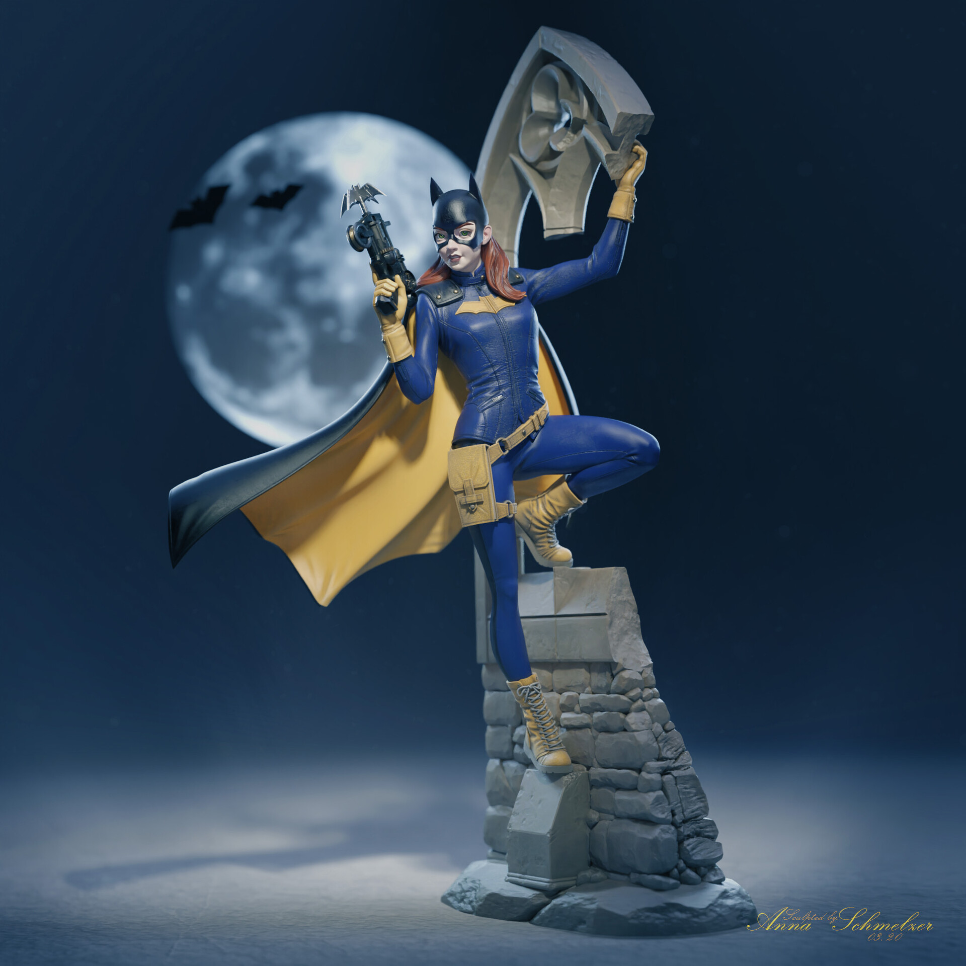 Batgirl Collectible — character model by Anna Schmelzer