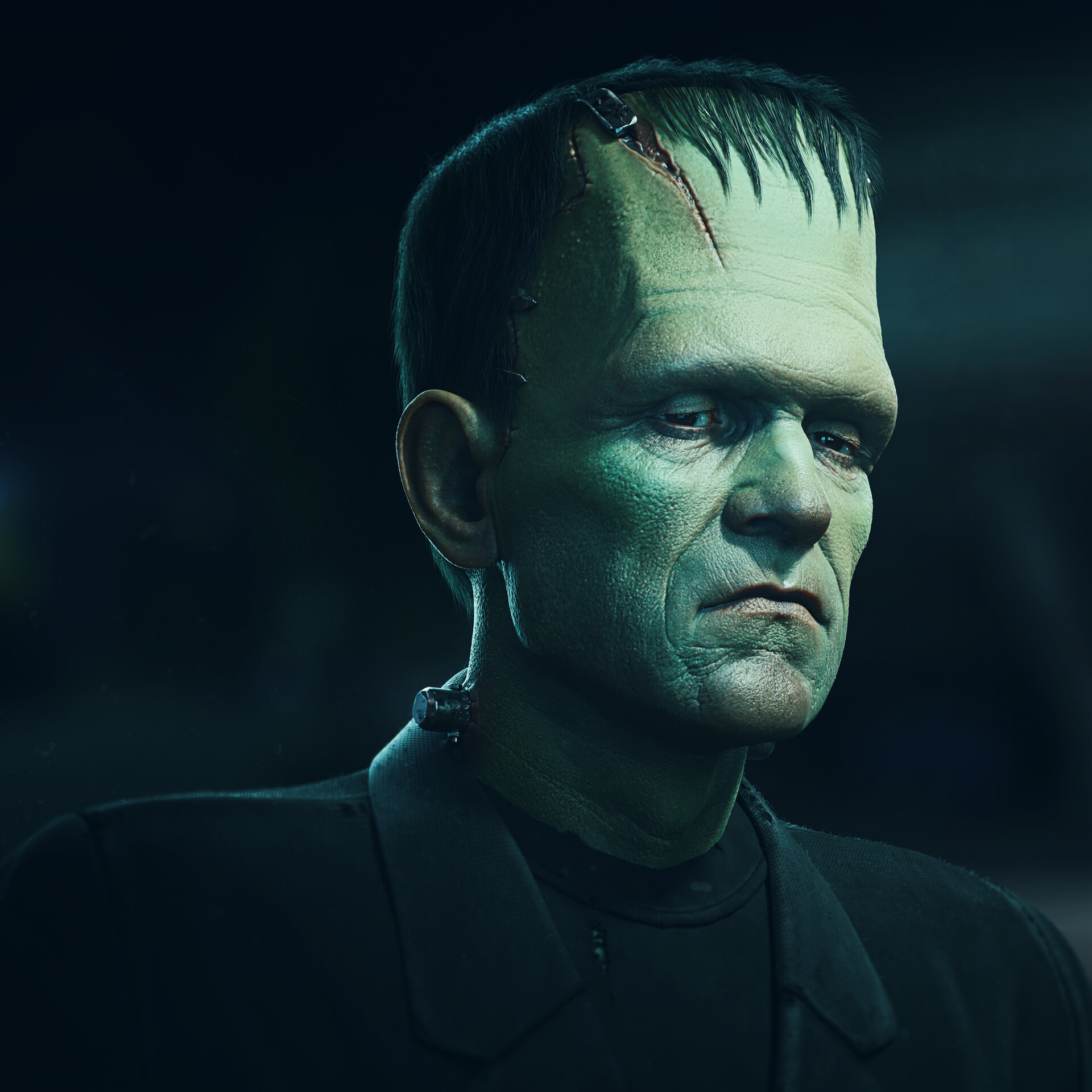 Frankenstein's Monster — character model by Anna Schmelzer