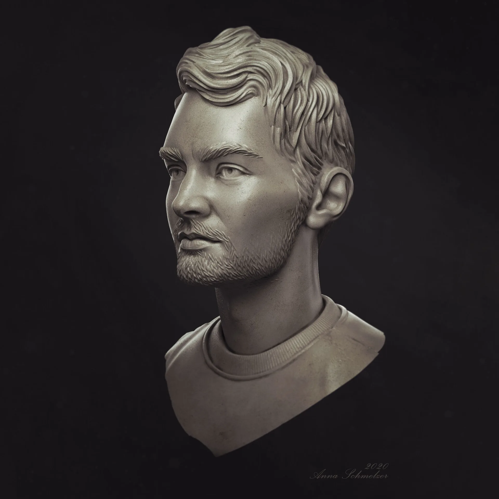 Radcat Design Studio — corporate identity portrait suite, 3D character modelling by Anna Schmelzer