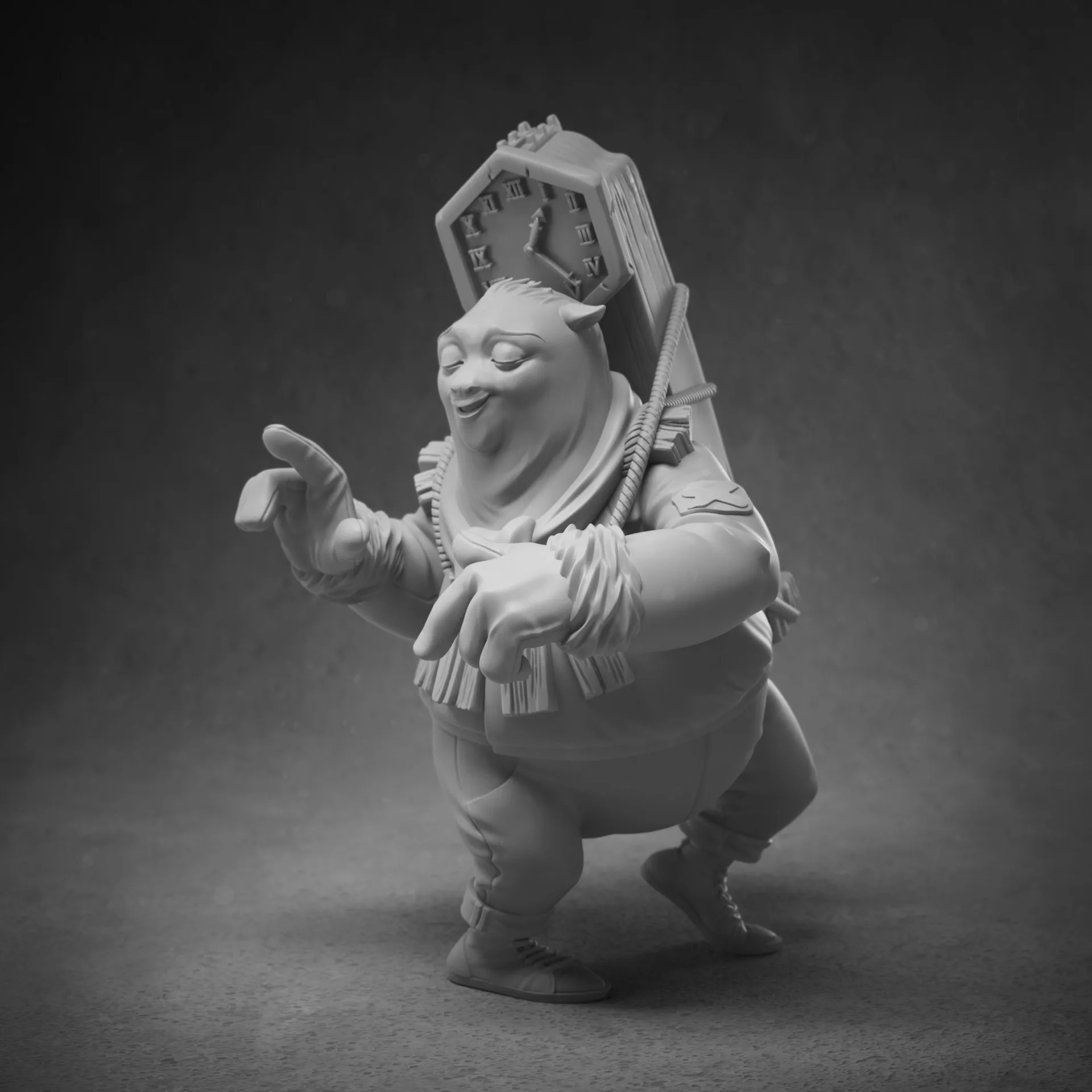 Stranski Bear — hero render of 1/24 scale model kit, character sculpt by Anna Schmelzer